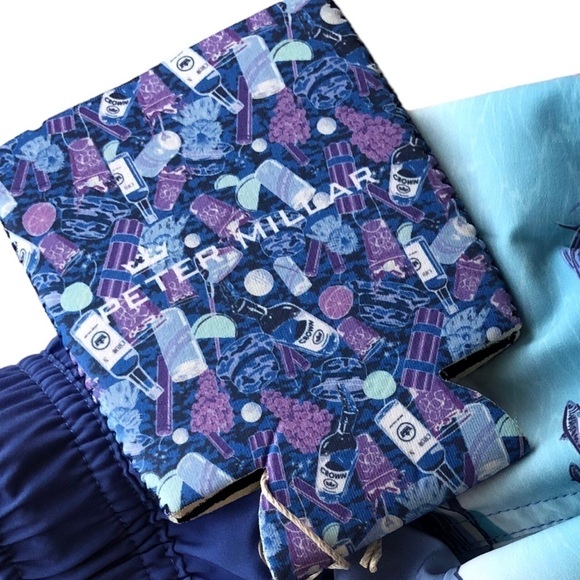 Peter Millar Mens Seaside Ocean Traffic Swim Trunks Size XL - Picture 8 of 15